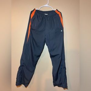 Champion black and orange sweatpants